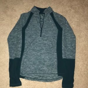 Light Blue Fleece Zip Up